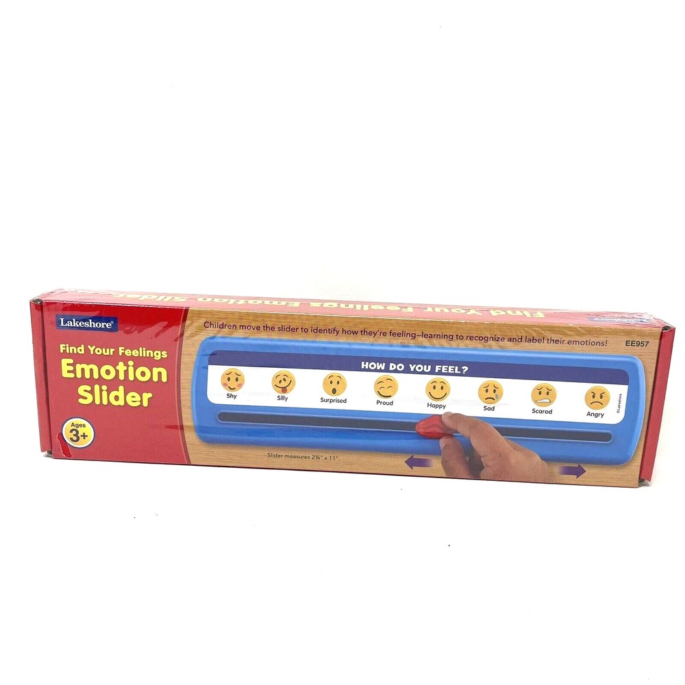 Lakeshore Find Your Feelings Emotion Slider Ages 3+ New Sealed